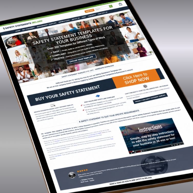 Safety Statement Templates €139 - Immediate Download