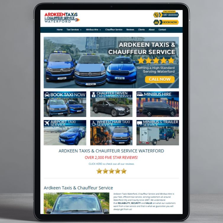 Ardkeen Taxis, Minibus hire and Chauffeur Service